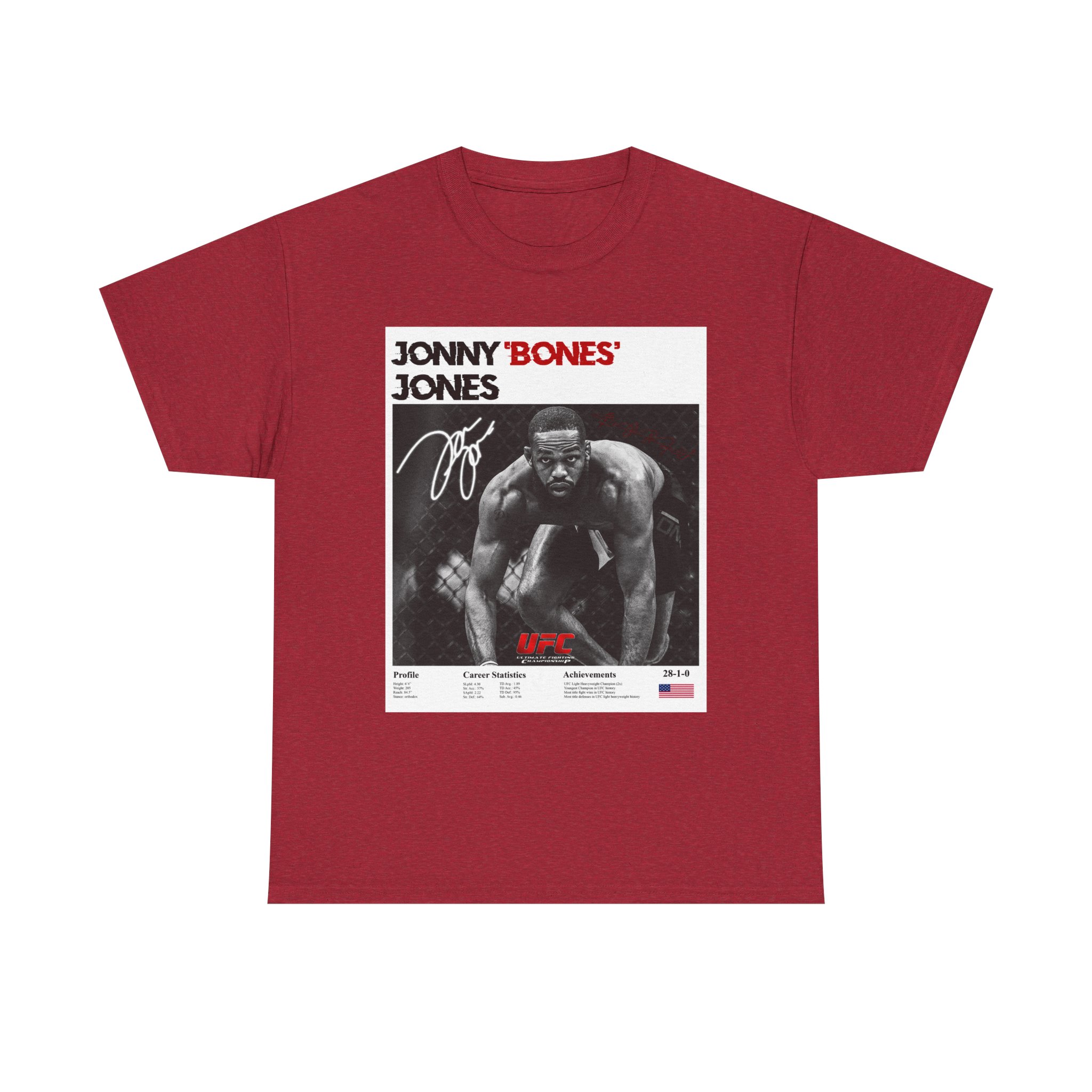 Jon Jones “Bones” Graphic Tee Shirt - Image 10