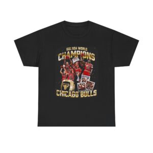 1990s Basketball Dynasty – Vintage Gold Champions Tee